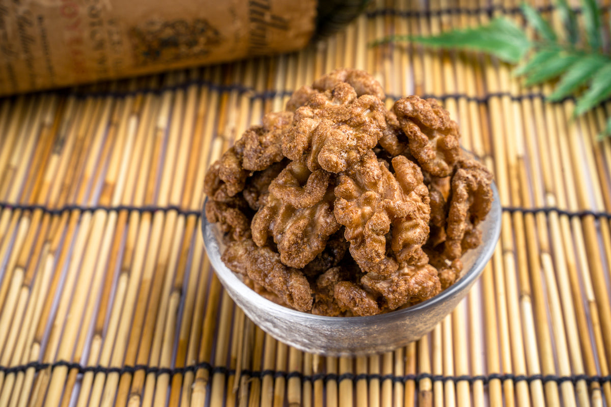 Black Sugar Roasted Walnuts